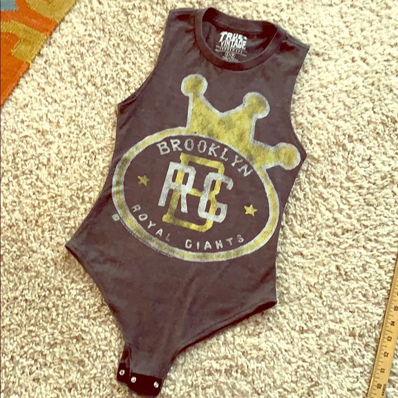 true vintage Tops - Brooklyn graphic print bodysuit